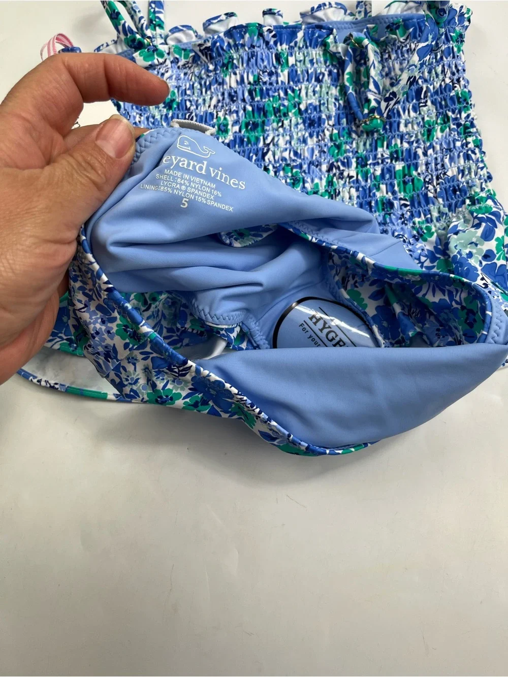 Vineyard Vines Girls Helen Floral Swimwear Two Piece Size 5
